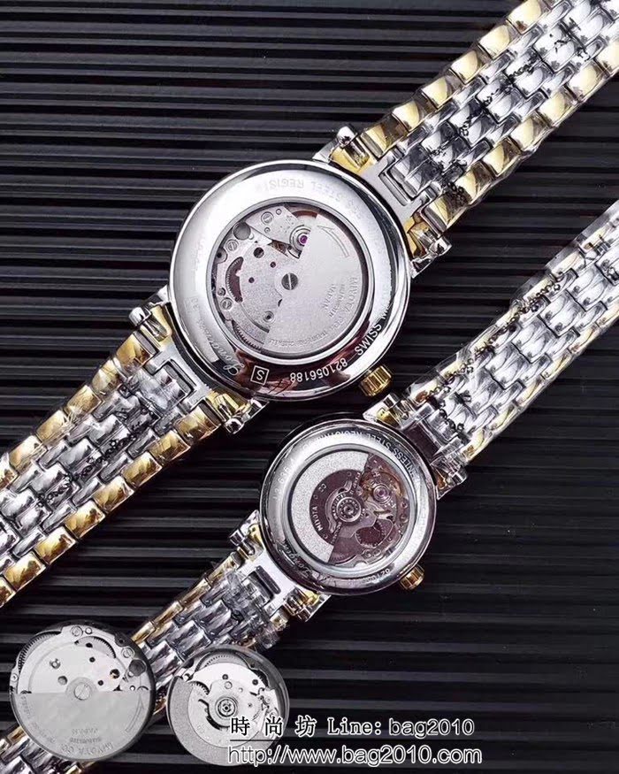 LONGINES浪琴 經典瑰麗 情侶機械對表 WSS1486